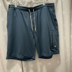 Men's Blue Athletic Shorts